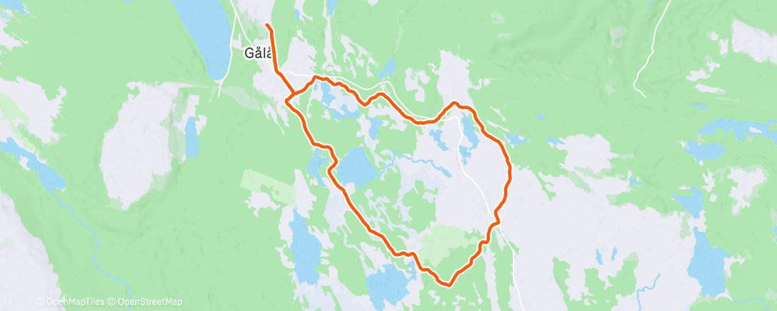 Map of the activity, Toftsætra med J og Riva