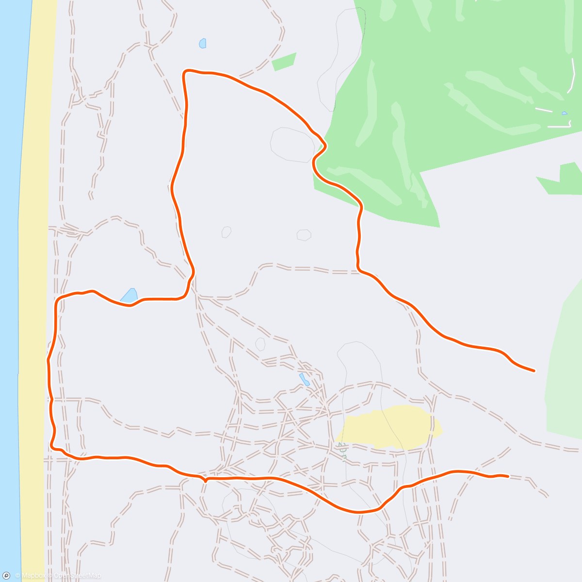 Map of the activity, With the doggles
