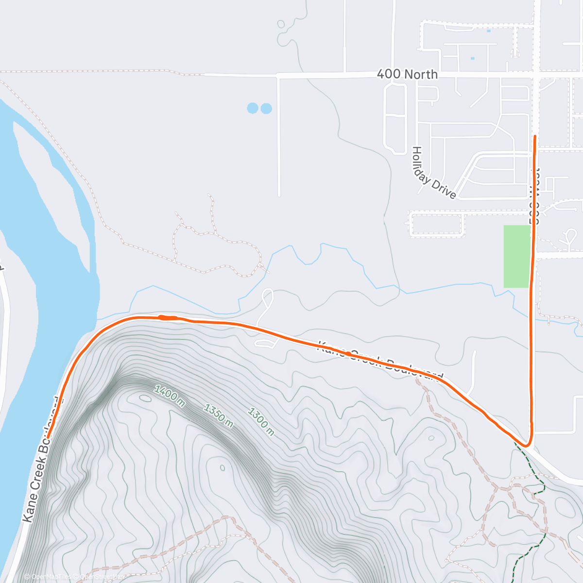 Map of the activity, FS 01-01-26 Afternoon Ride2 #singlespeed