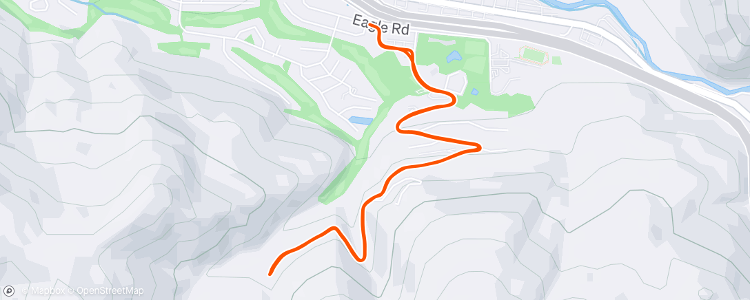 Map of the activity, Afternoon Walk