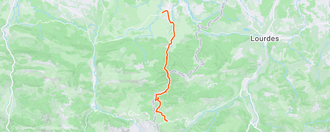 Карта физической активности (Soulor Hivernal avec la remorque)