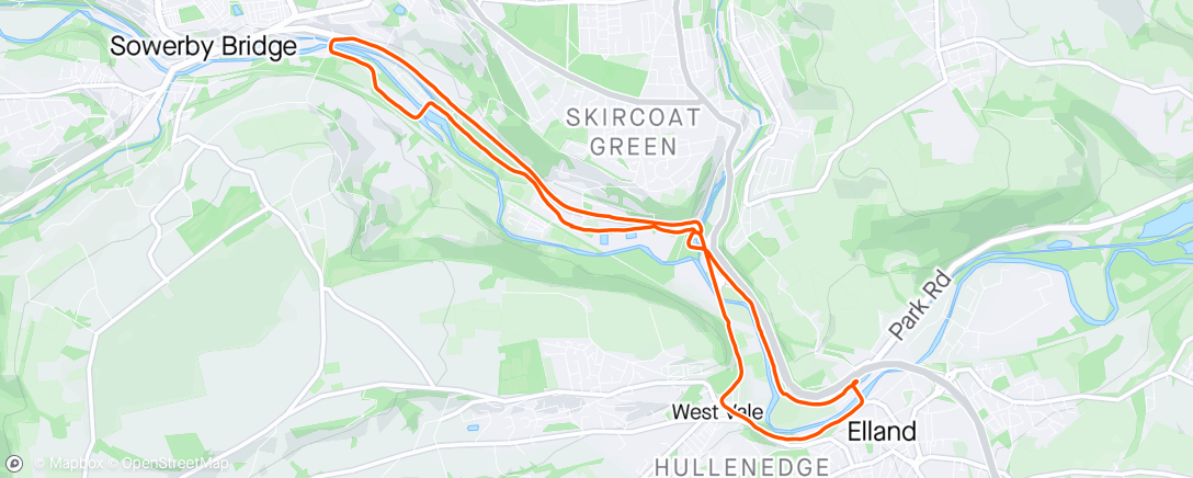 Map of the activity, Proper super run this afternoon with Mr M.  Route, chat, weather and pace all excellent.