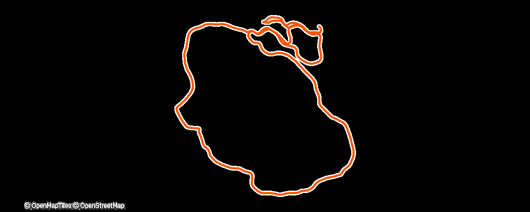 Map of the activity, Lunch Run 6K