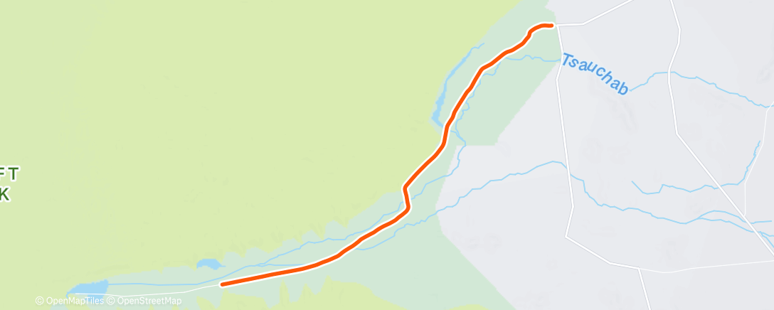 Карта физической активности (ROUVY - Sossusvlei desert | Namibia)