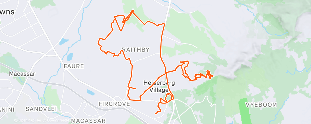 「Morning Mountain Bike Ride」活動的地圖