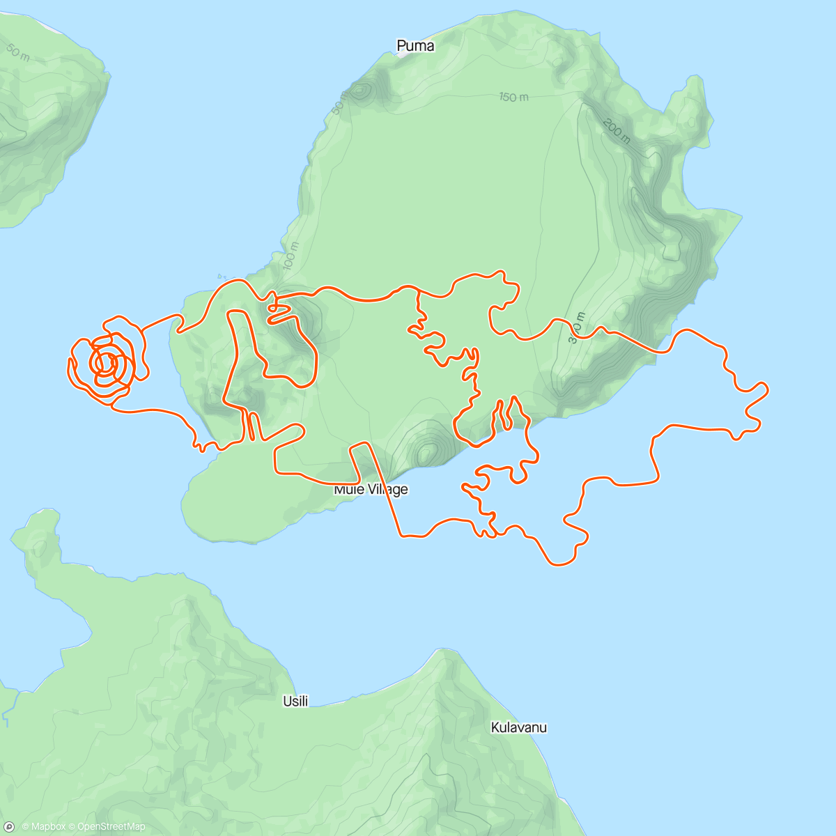 Map of the activity, Zwift - Big Foot Hills in Watopia