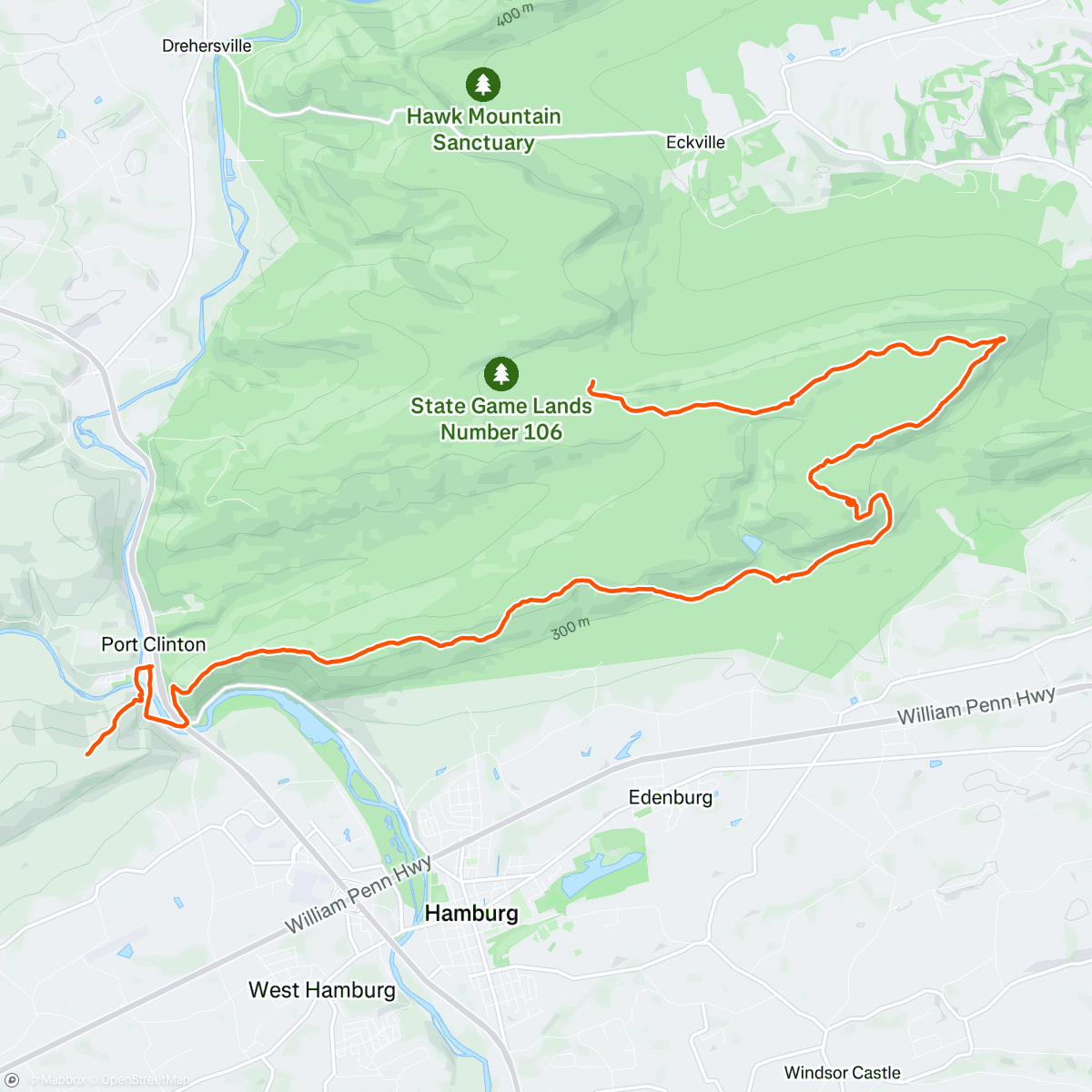 Map of the activity, Day 78 - Hamburg resupply