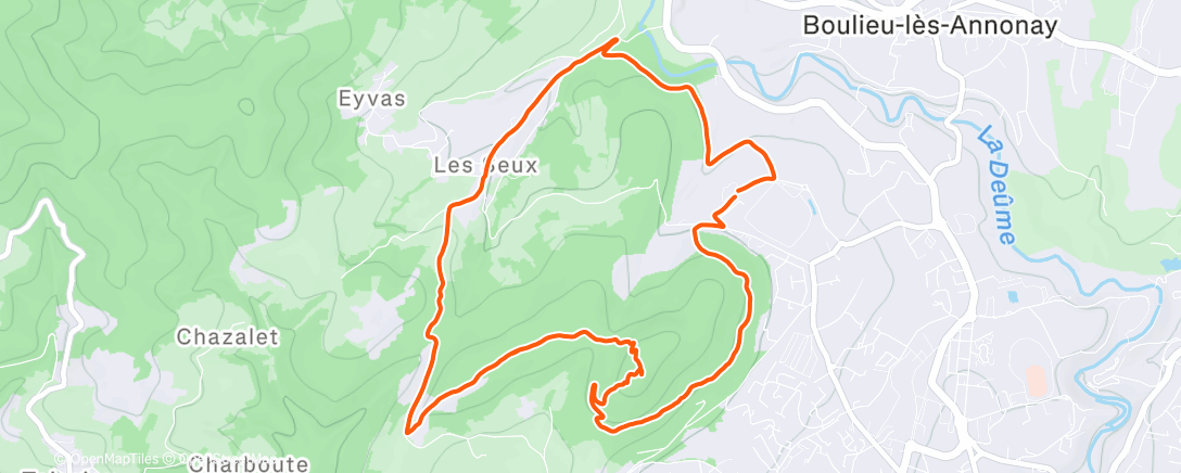 Map of the activity, Mercredi Runsept