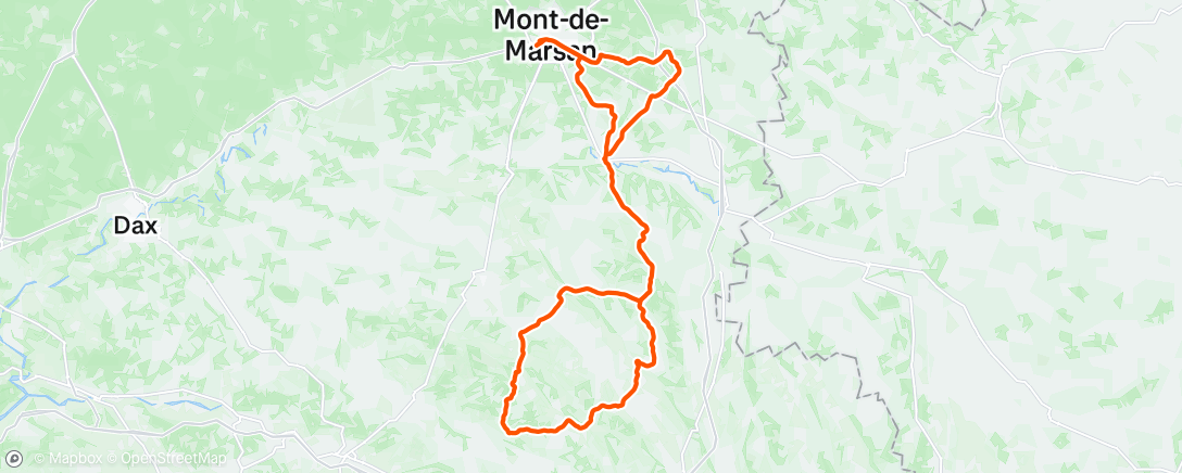 Map of the activity, Sortie "souple" SMT 🟡⚫ avec léger Dénivelé 🤨
🚴🚴🚴🚴