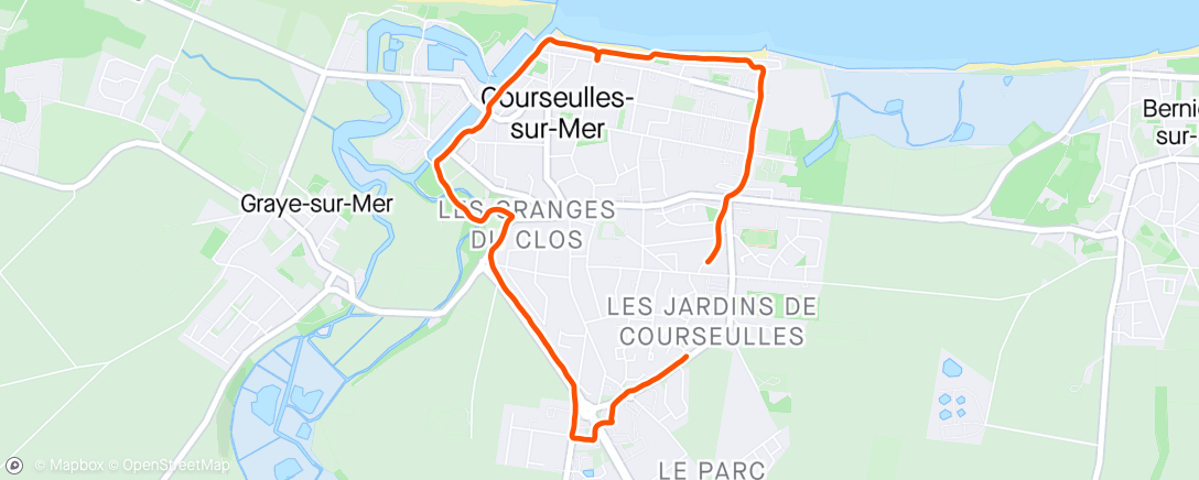 Карта физической активности (Marche tranquille)