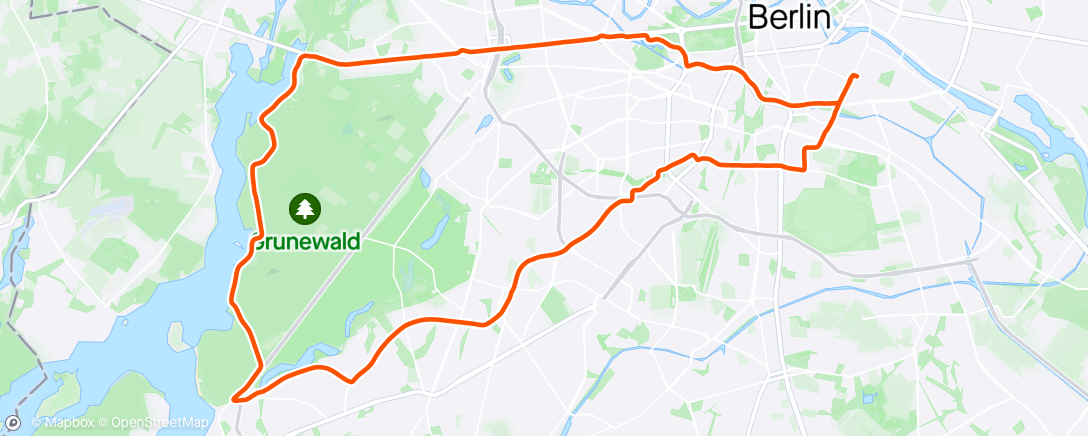 Map of the activity, Giro di Berlino