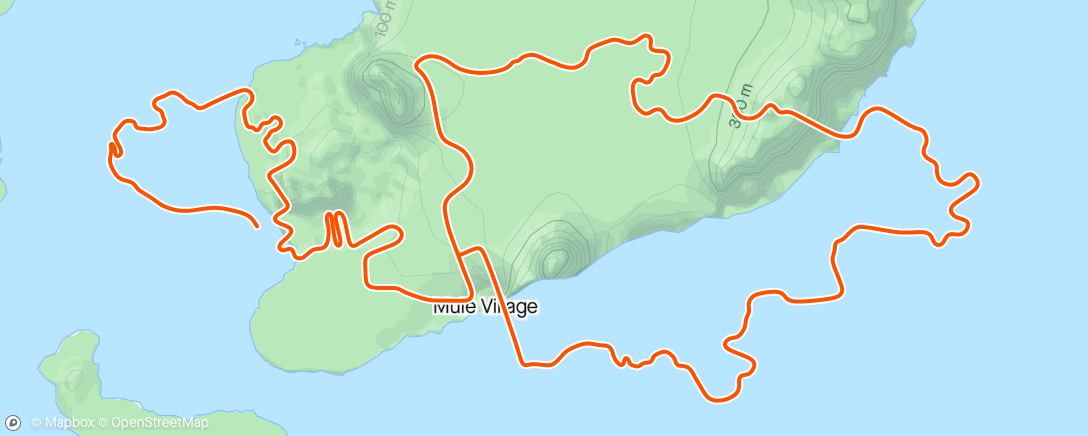 Map of the activity, Zwift - Pacer Group Ride: Triple Flat Loops in Watopia with Constance