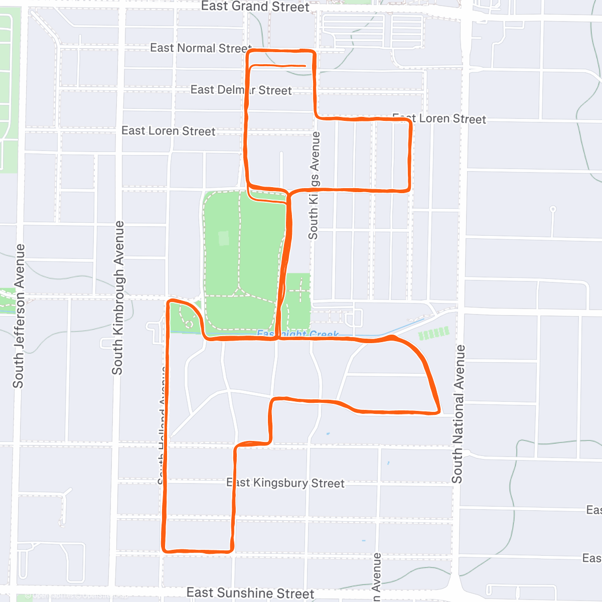 Map of the activity, Run for the Ranch Marathon