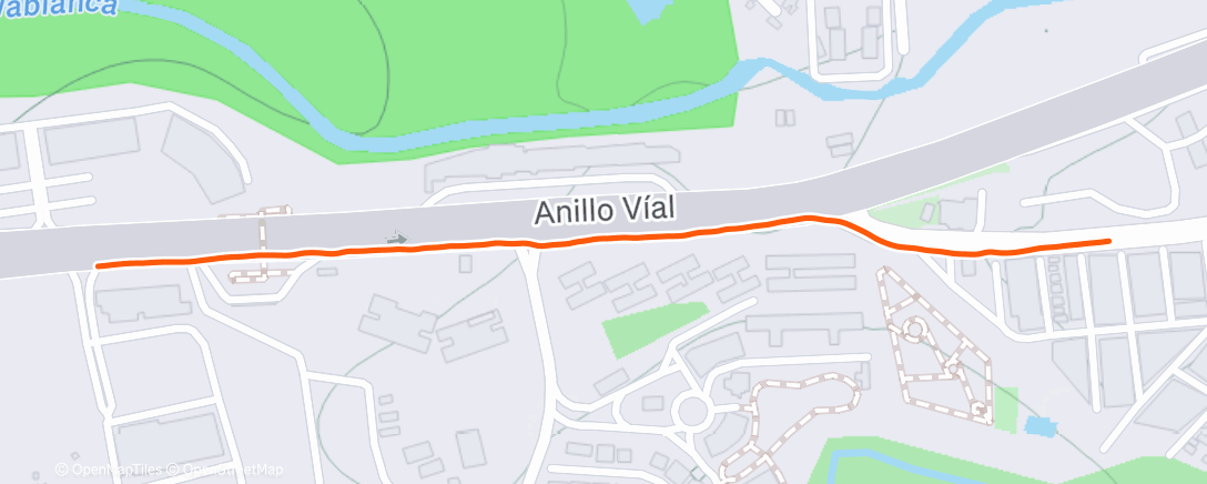 Map of the activity, Morning Walk