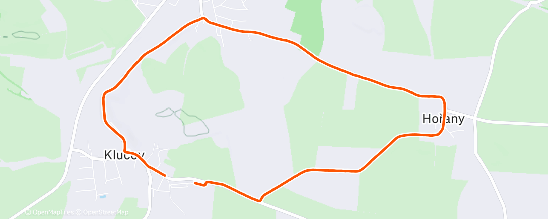 Карта физической активности (Afternoon Run)