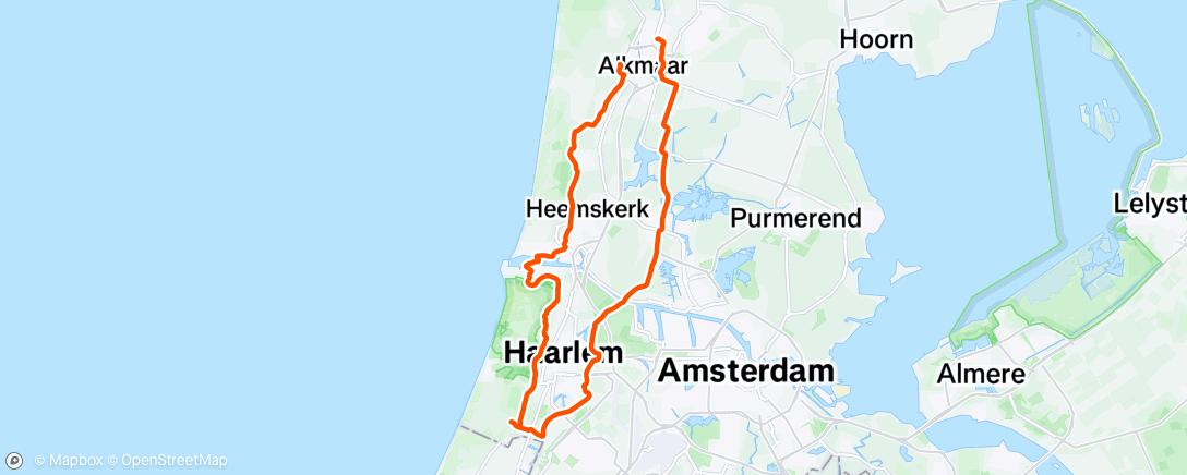 Map of the activity, Op naar Panneland ipv Haarzuilen