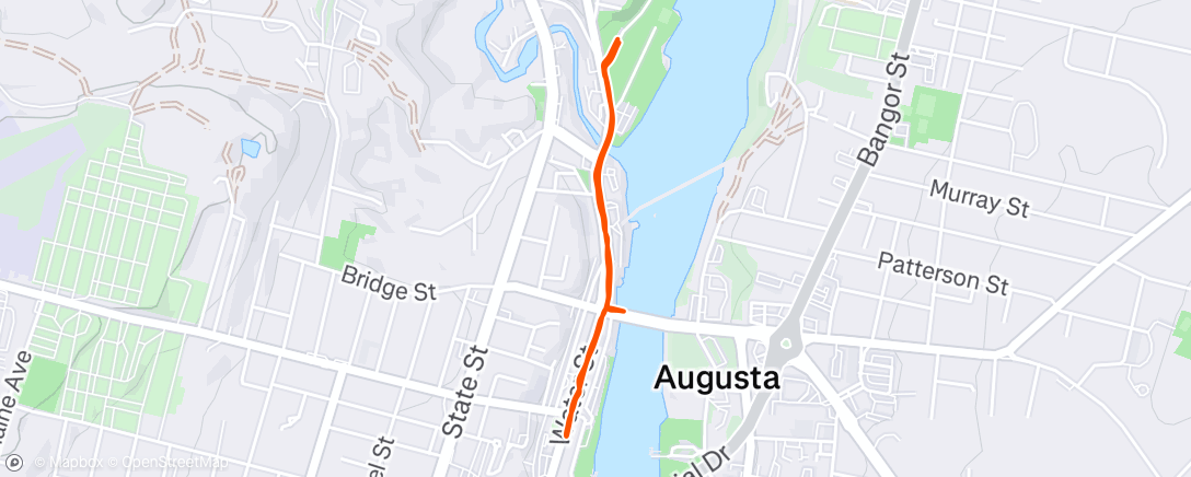 Map of the activity, Thunder Gun Express