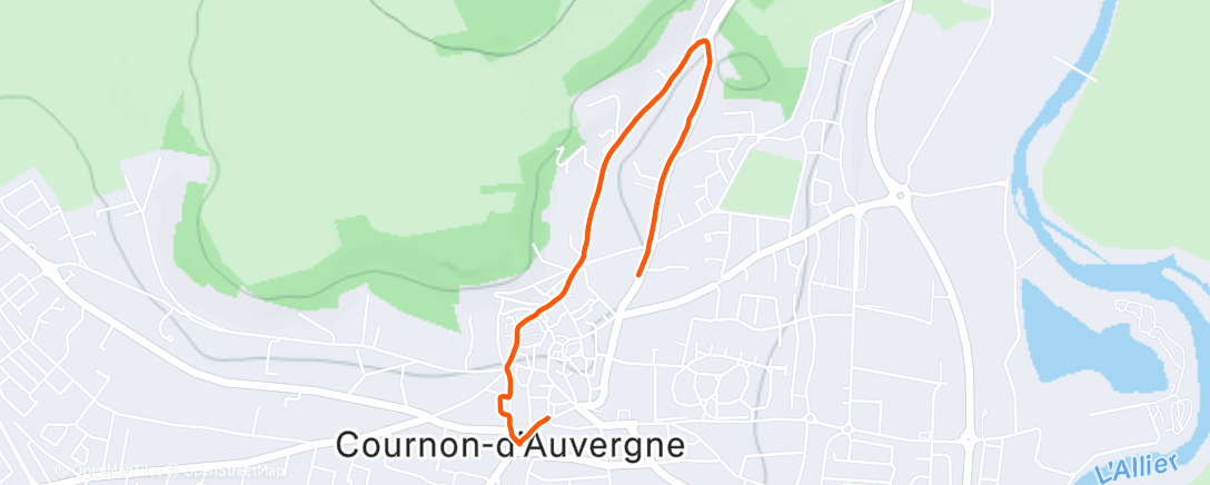 Map of the activity, Ma tradionnelle sortie du 24 décembre