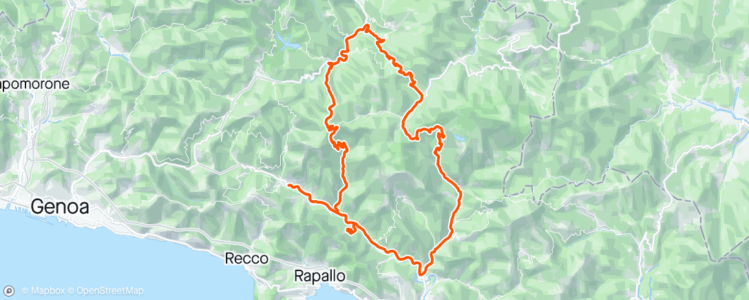 Map of the activity, 29/05/2024 Coreglia Ligure, Liguria, Italy