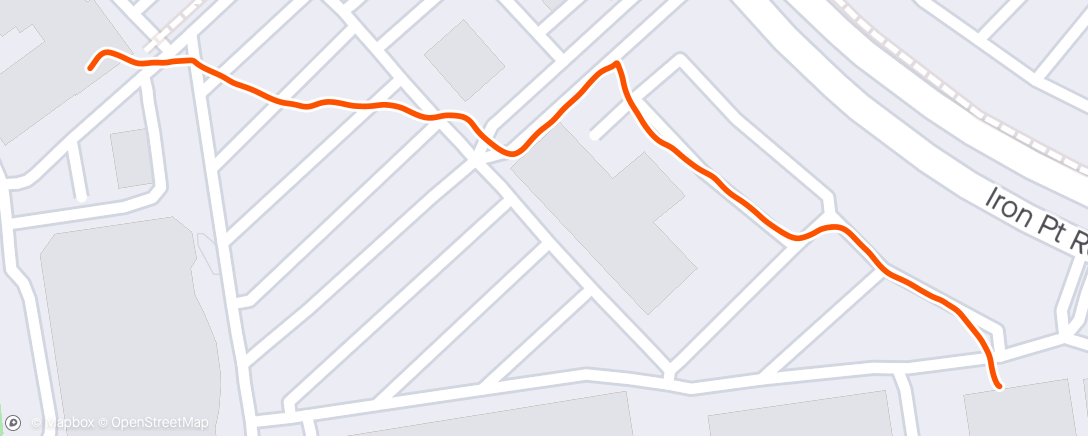 Map of the activity, Walk back from Lucy’s appointment, forgot to turn it on the way there…Lol