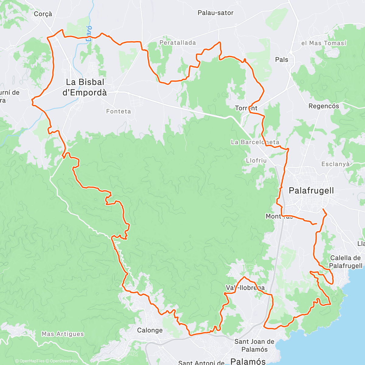 Map of the activity, Panetone ride 2025 by BIKE ON