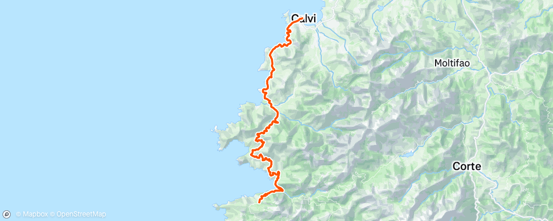 Carte de l'activité