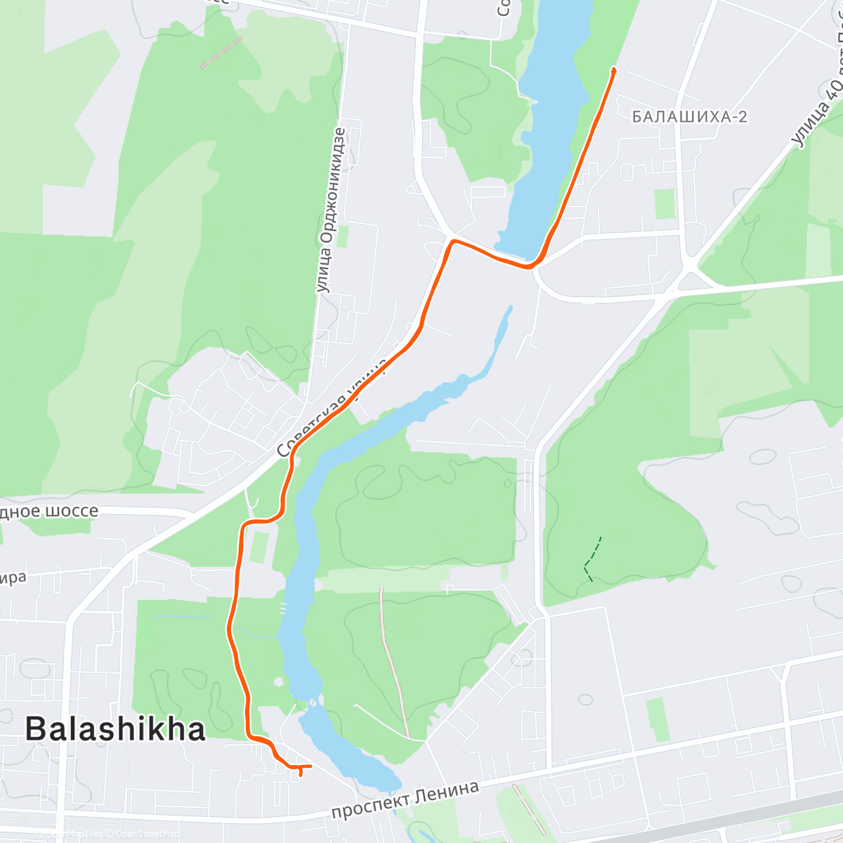 Map of the activity, Заречная ❤️- волонтёр)