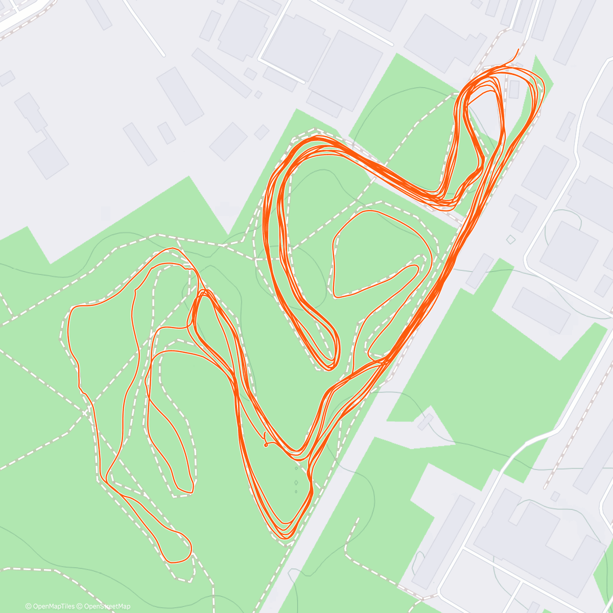 Map of the activity, Morning Nordic Ski ❄️❄️❄️