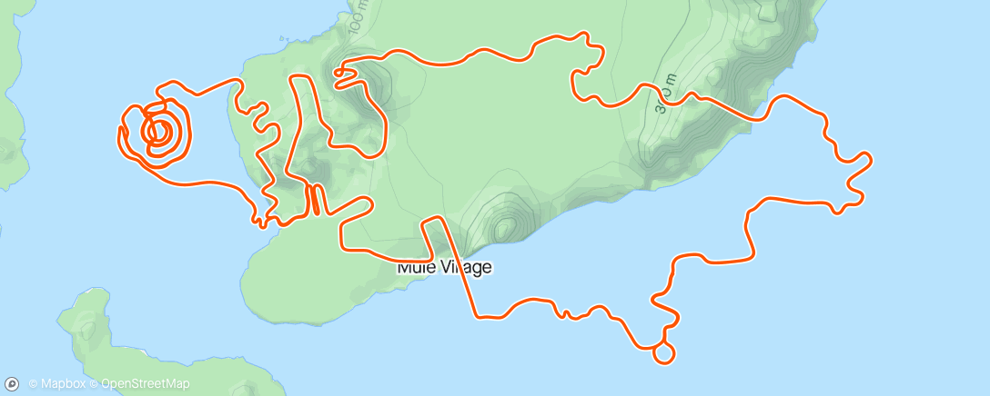 Map of the activity, Zwift - PLAN7 40/20 SST in Watopia