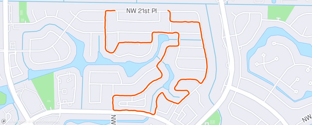 Map of the activity, Quality time with the wife
