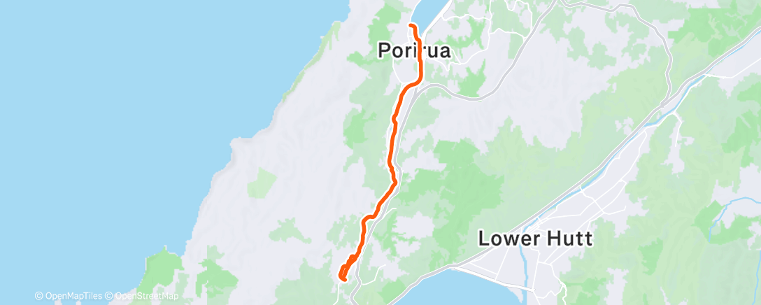 Map of the activity, Porirua