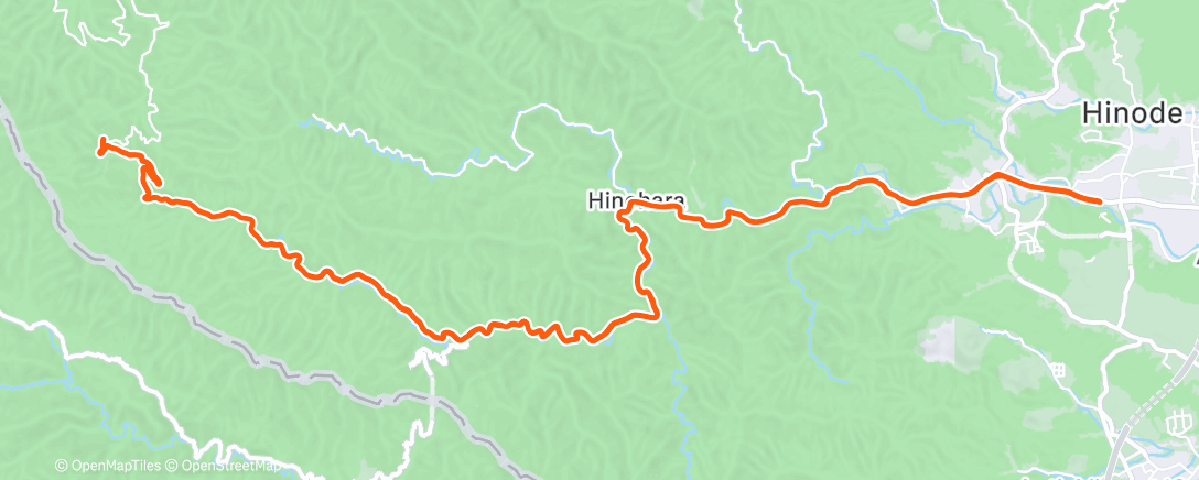 Map of the activity, ランチタイム ライド