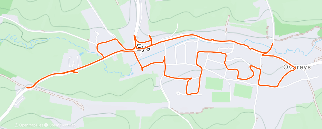 Карта физической активности (Kribkes­wandeling Eys 🇳🇱)