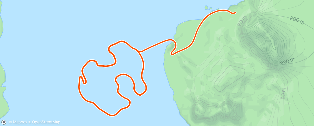 Map of the activity, Zwift - Race: DIRT Racing Series - Chorizo - Stage 3 (A) on Volcano Circuit CCW in Watopia