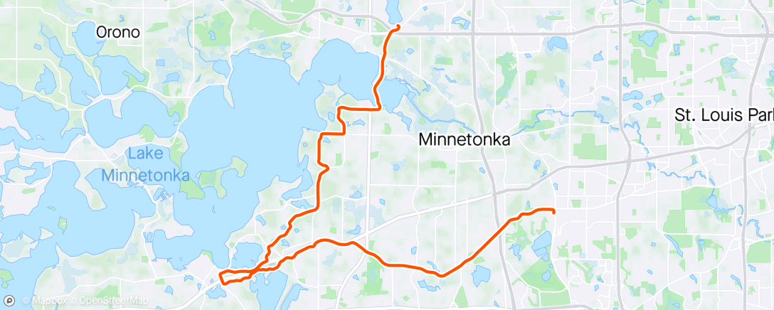 Map of the activity, Commute to Work