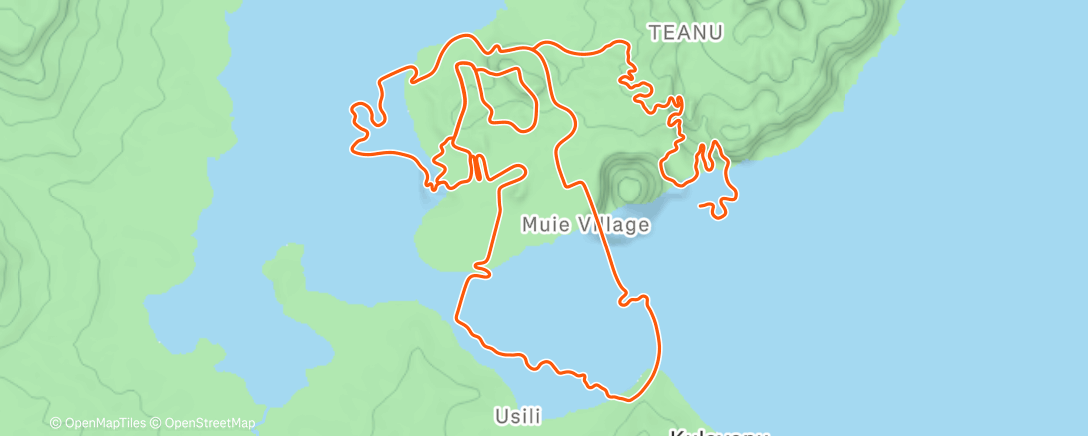 Map of the activity, Zwift - Tair Dringfa Fechan in Watopia