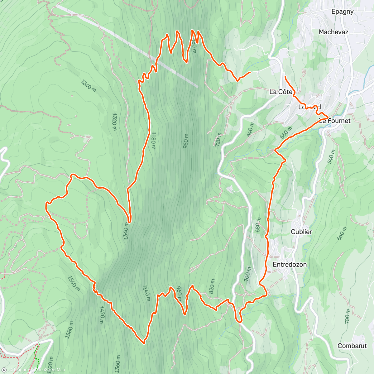 Map of the activity, Neigeux cette affaire 😅