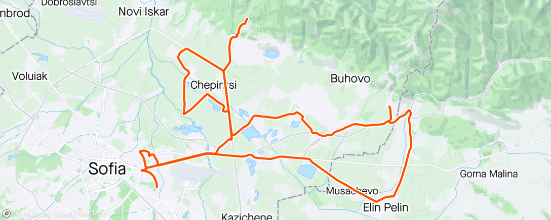 Map of the activity, BG MAMIL Tour 2024-32