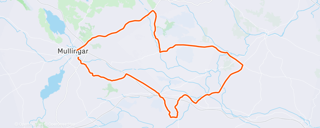 Map of the activity, Morning Ride
