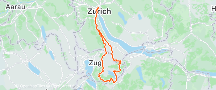 Route map of Sattel Loop
