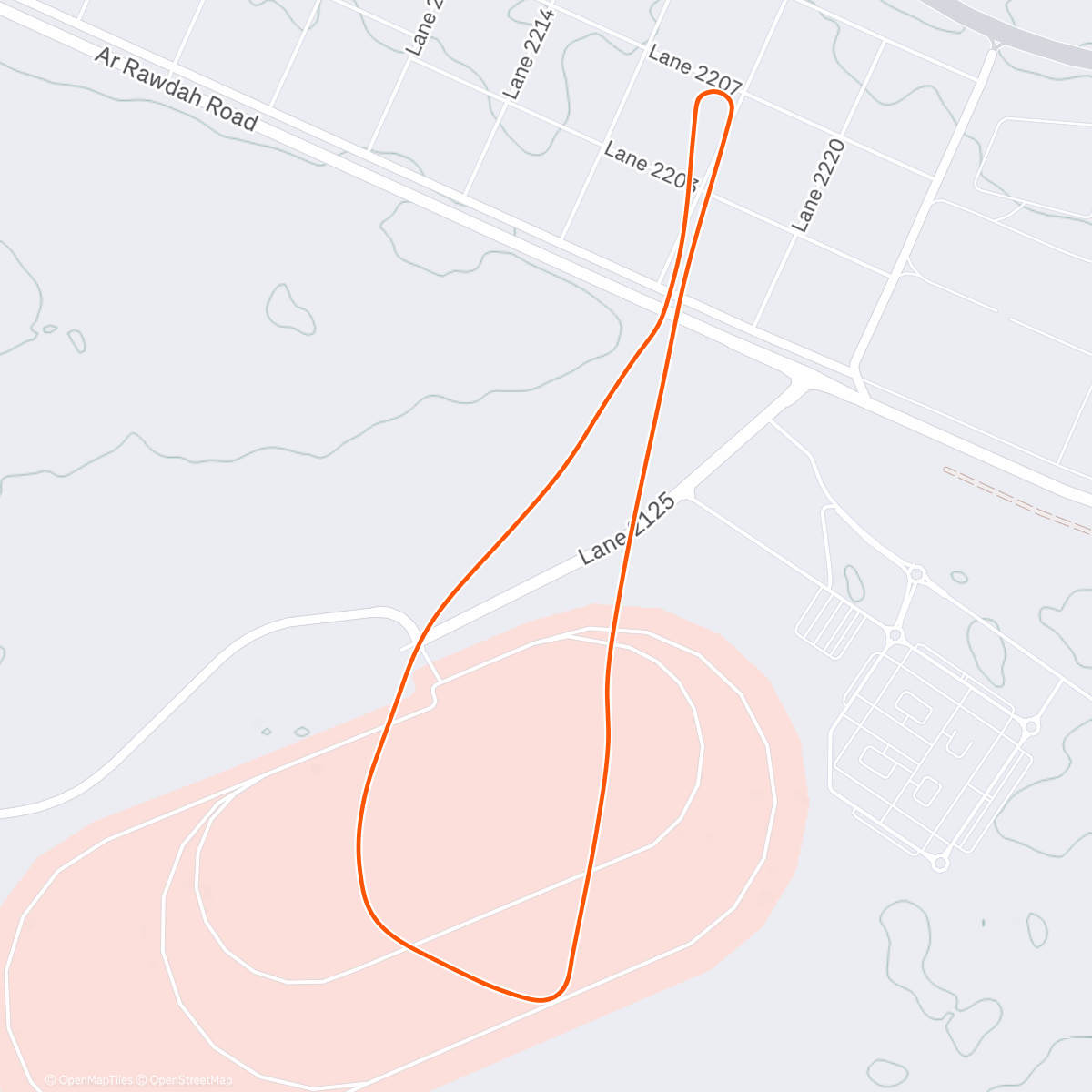 Map of the activity, Festive500, dag 6 🏚️