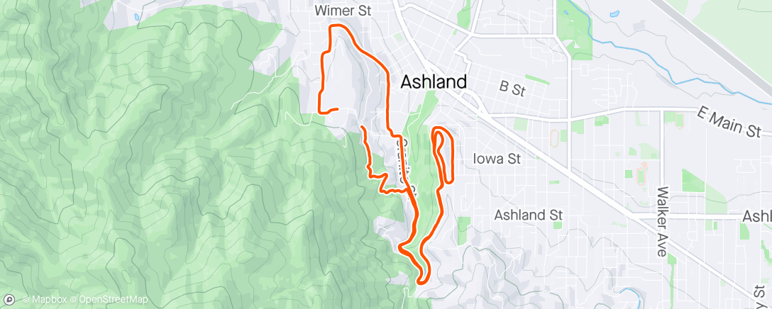 Map of the activity, Morning Run 🐻