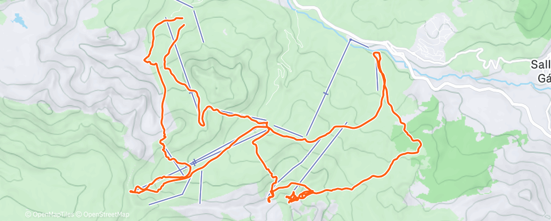 Карта физической активности (Esquí de montaña matutino)