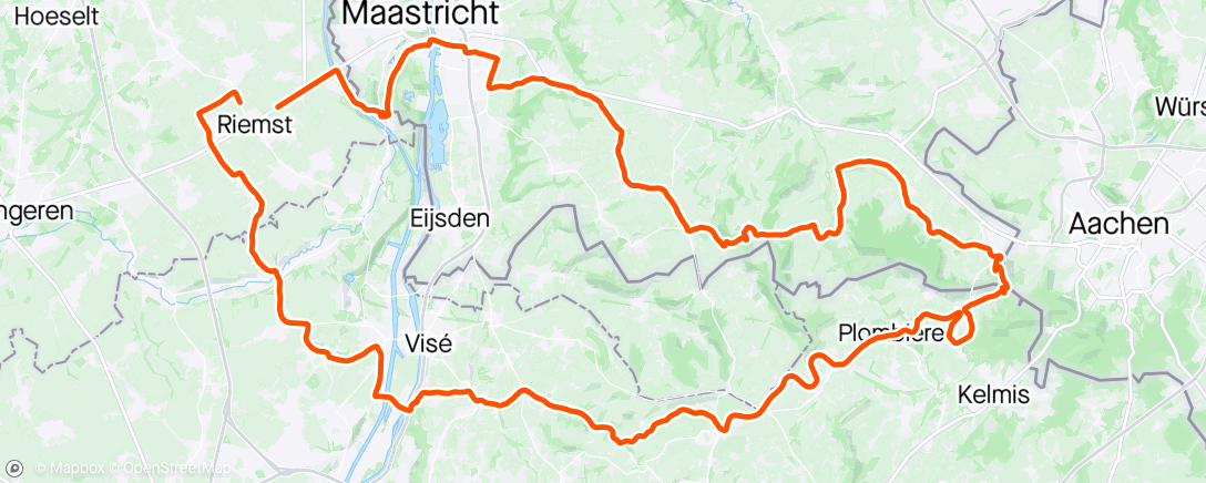 Map of the activity, Drielandenpunt