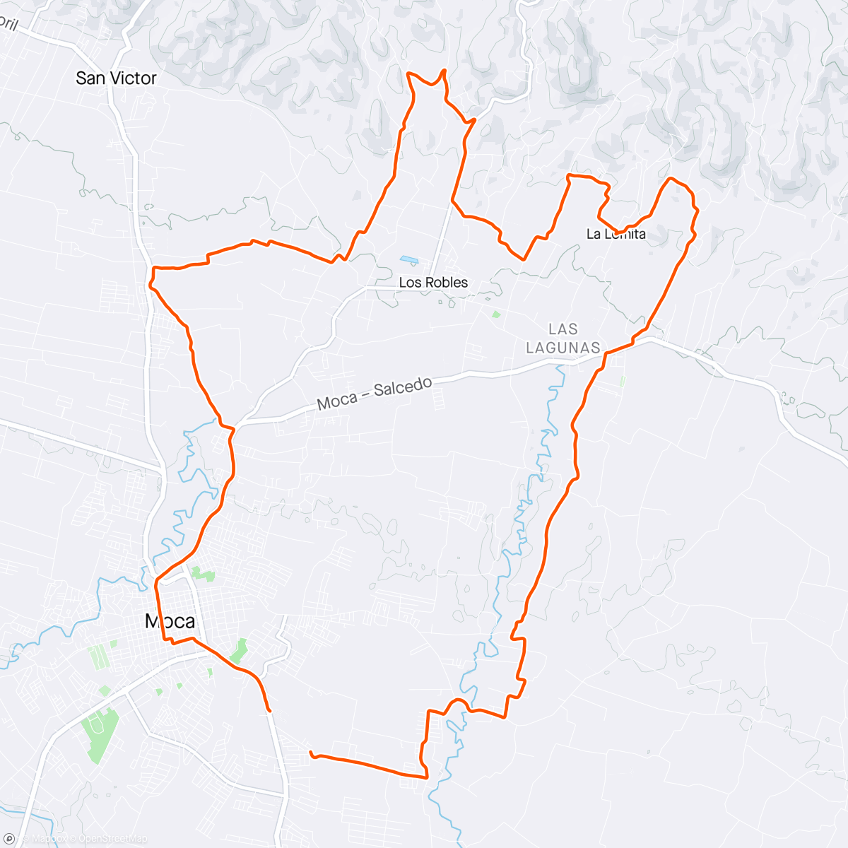 アクティビティ「Montes Mocanos 2024.」の地図