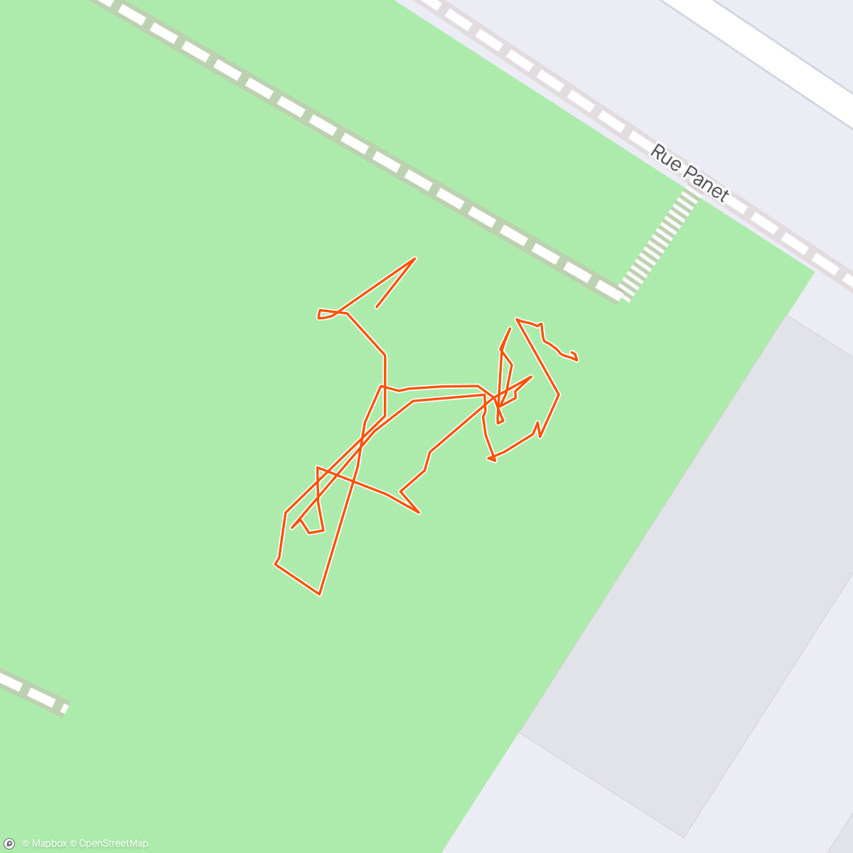 Map of the activity, Chest-Bras