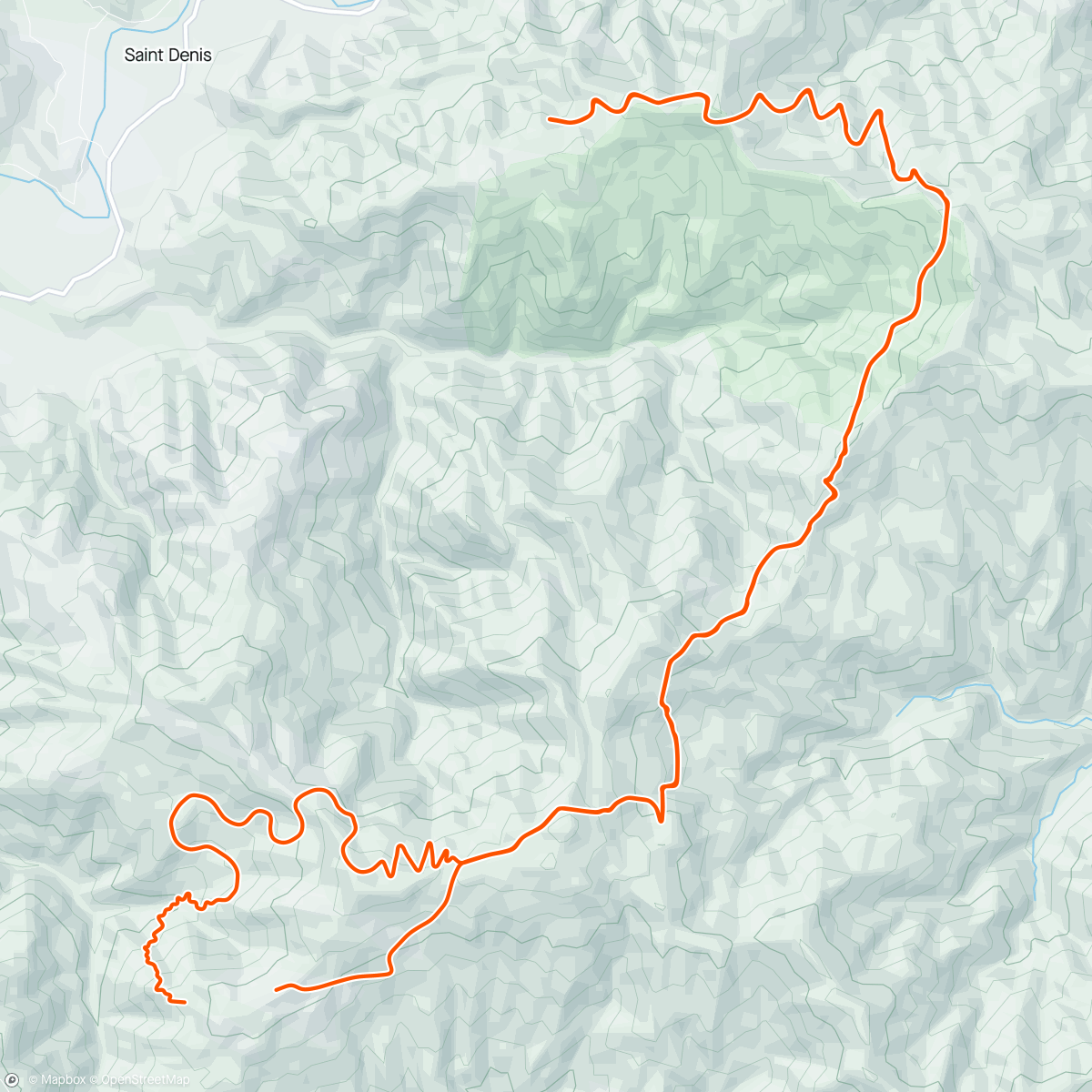 Map of the activity, 75’ SAP