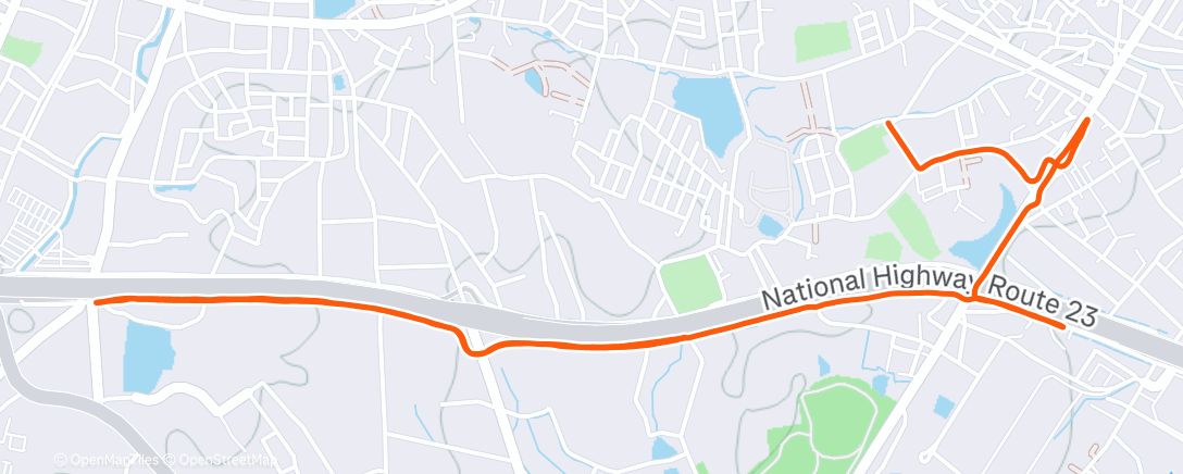 Map of the activity, Warm Up