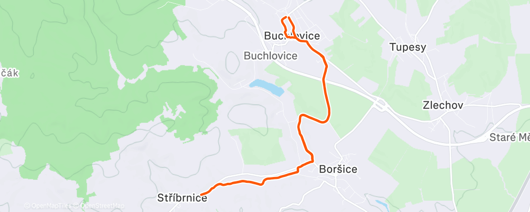 Карта физической активности (Střídačka 🌄)