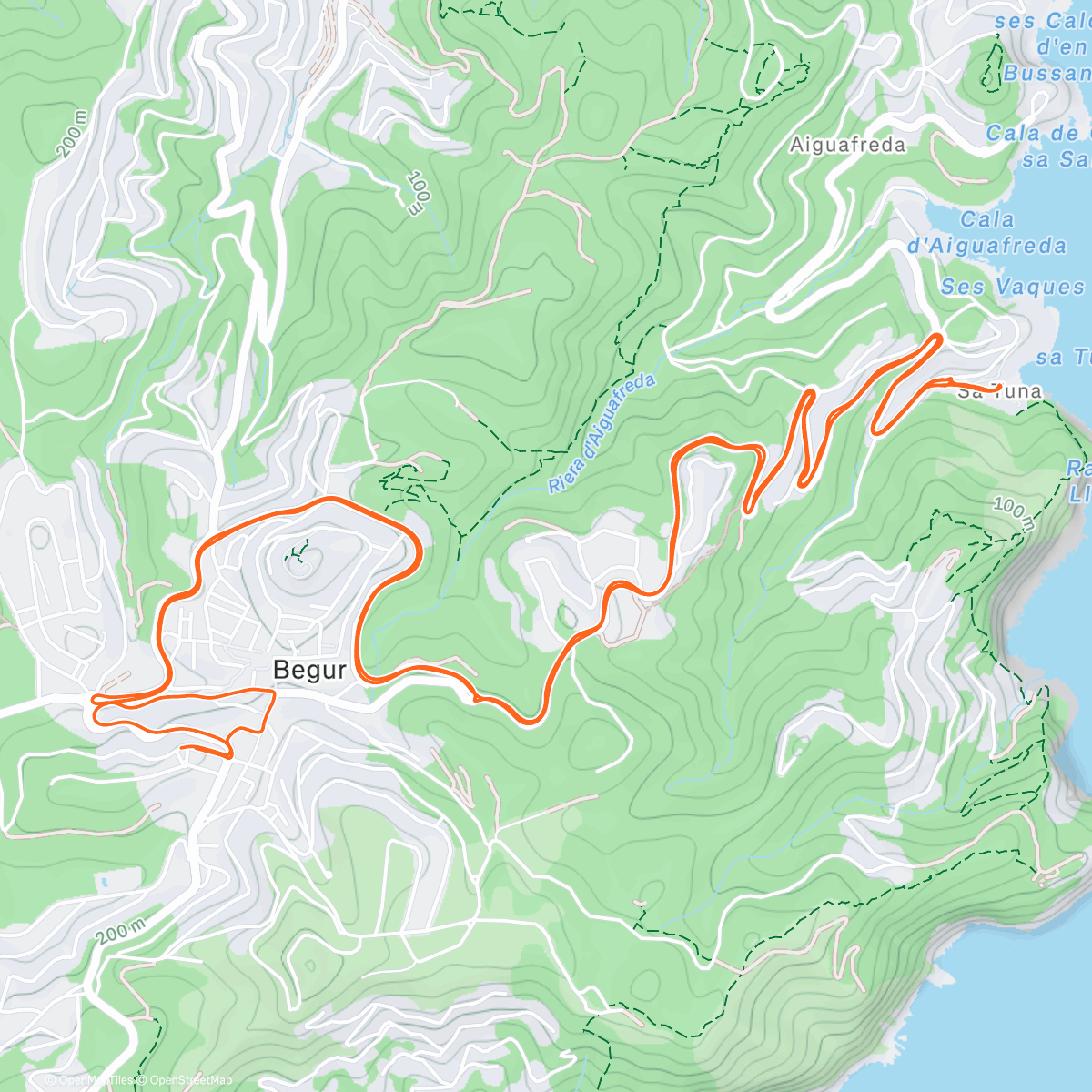 Карта физической активности (Road Morning Ride 🧮)